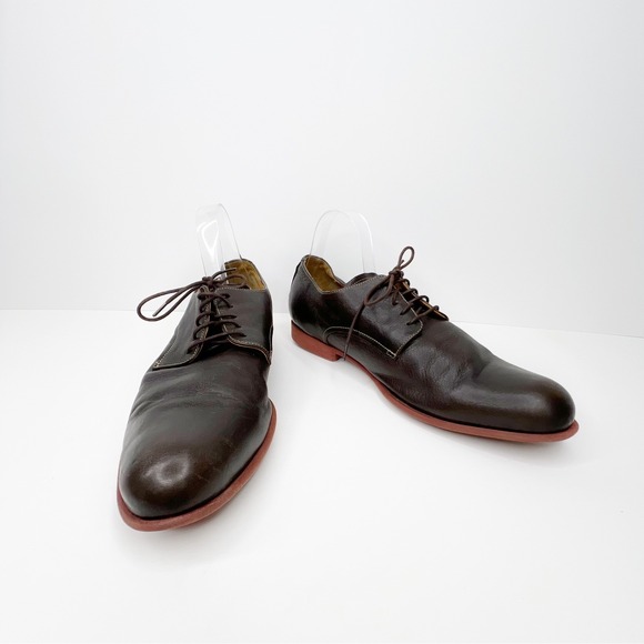 COLE HAAN Mens Brown Leather Dress Shoes Oxford Casual Lace Up 13M - Picture 2 of 13